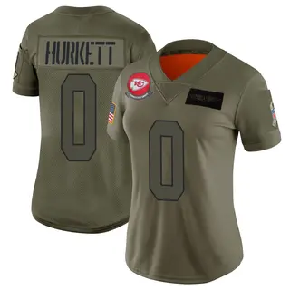 Kansas City Chiefs Women's Ethan Hurkett Limited 2019 Salute to Service Jersey - Camo