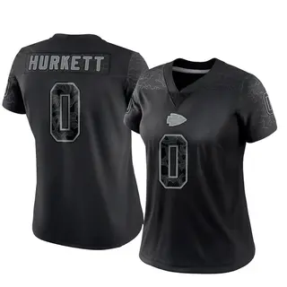 Kansas City Chiefs Women's Ethan Hurkett Limited Reflective Jersey - Black