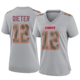 Kansas City Chiefs Women's Gehrig Dieter Game Atmosphere Fashion Jersey - Gray