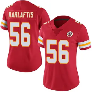Kansas City Chiefs Women's George Karlaftis Limited Team Color Vapor Untouchable Jersey - Red