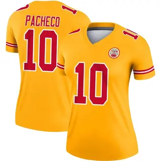 Kansas City Chiefs Women's Isiah Pacheco Legend Inverted Jersey - Gold