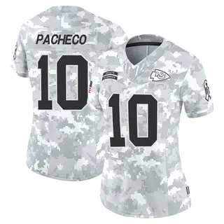 Kansas City Chiefs Women's Isiah Pacheco Limited 2024 Salute to Service Jersey - Arctic Camo