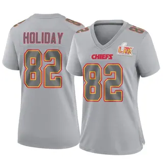 Kansas City Chiefs Women's Jimmy Holiday Game Atmosphere Fashion Super Bowl LIX Jersey - Gray
