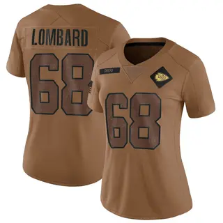 Kansas City Chiefs Women's Joey Lombard Limited 2023 Salute To Service Jersey - Brown