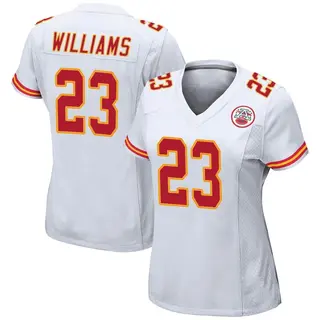 Kansas City Chiefs Women's Joshua Williams Game Jersey - White