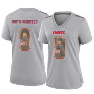 Kansas City Chiefs Women's JuJu Smith-Schuster Game Atmosphere Fashion Jersey - Gray