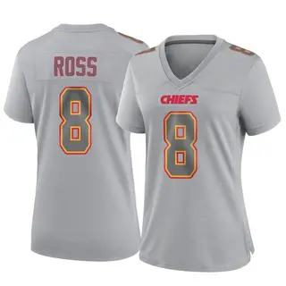Kansas City Chiefs Women's Justyn Ross Game Atmosphere Fashion Jersey - Gray