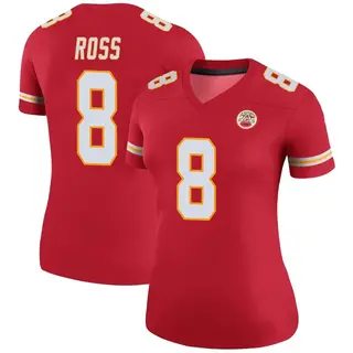 Kansas City Chiefs Women's Justyn Ross Legend Color Rush Jersey - Red