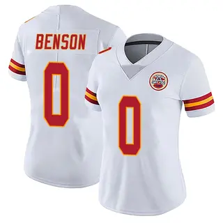 Kansas City Chiefs Women's Kahlil Benson Limited Vapor Untouchable Jersey - White