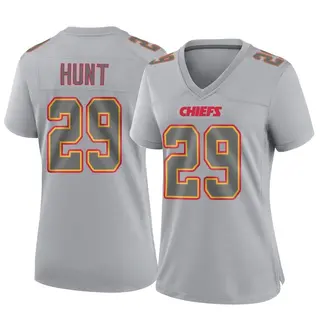 Kansas City Chiefs Women's Kareem Hunt Game Atmosphere Fashion Jersey - Gray