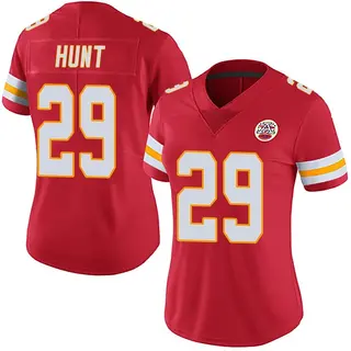 Kansas City Chiefs Women's Kareem Hunt Limited Team Color Vapor Untouchable Jersey - Red
