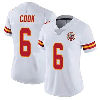 Kansas City Chiefs Women's Kenny Cook Limited Vapor Untouchable Jersey - White