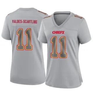 Kansas City Chiefs Women's Marquez Valdes-Scantling Game Atmosphere Fashion Jersey - Gray