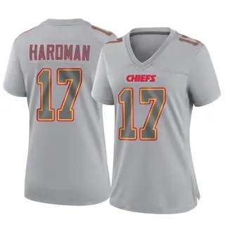 Kansas City Chiefs Women's Mecole Hardman Game Atmosphere Fashion Jersey - Gray
