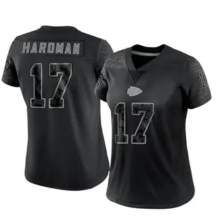 Kansas City Chiefs Women's Mecole Hardman Limited Reflective Jersey - Black