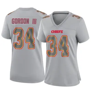 Kansas City Chiefs Women's Melvin Gordon III Game Atmosphere Fashion Jersey - Gray