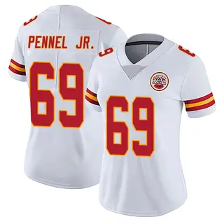 Kansas City Chiefs Women's Mike Pennel Jr. Limited Vapor Untouchable Jersey - White