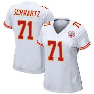 Kansas City Chiefs Women's Mitchell Schwartz Game Jersey - White