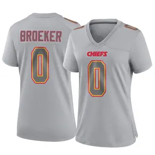 Kansas City Chiefs Women's Nick Broeker Game Atmosphere Fashion Jersey - Gray