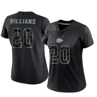 Kansas City Chiefs Women's Nohl Williams Limited Reflective Jersey - Black