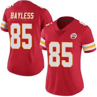 Kansas City Chiefs Women's Omar Bayless Limited Team Color Vapor Untouchable Jersey - Red