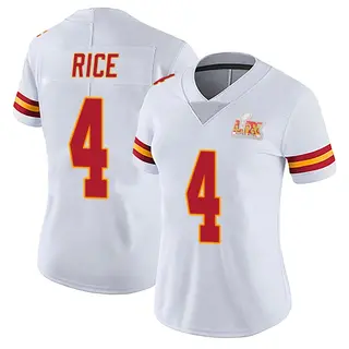 Kansas City Chiefs Women's Rashee Rice Limited Vapor Untouchable Super Bowl LIX Jersey - White