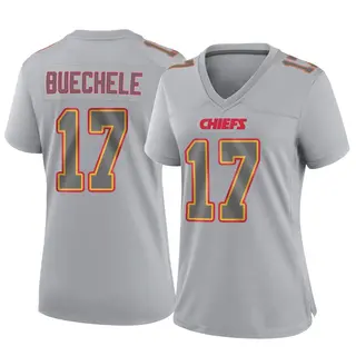 Kansas City Chiefs Women's Shane Buechele Game Atmosphere Fashion Jersey - Gray