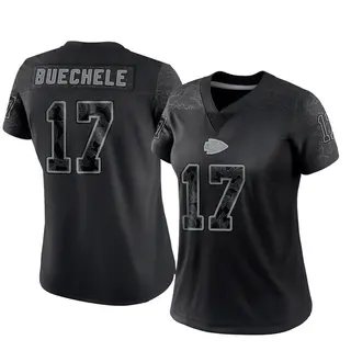Kansas City Chiefs Women's Shane Buechele Limited Reflective Jersey - Black