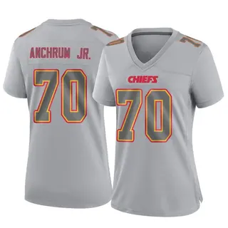 Kansas City Chiefs Women's Tremayne Anchrum Jr. Game Atmosphere Fashion Jersey - Gray