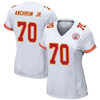 Kansas City Chiefs Women's Tremayne Anchrum Jr. Game Jersey - White