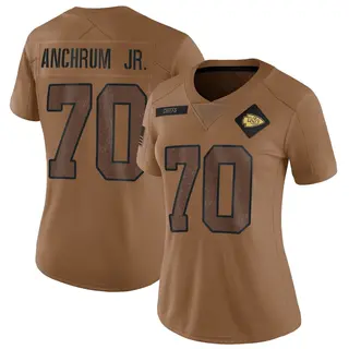 Kansas City Chiefs Women's Tremayne Anchrum Jr. Limited 2023 Salute To Service Jersey - Brown