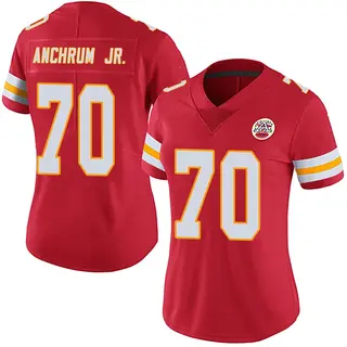 Kansas City Chiefs Women's Tremayne Anchrum Jr. Limited Team Color Vapor Untouchable Jersey - Red