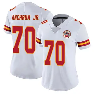 Kansas City Chiefs Women's Tremayne Anchrum Jr. Limited Vapor Untouchable Jersey - White