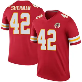 Kansas City Chiefs Youth Anthony Sherman Legend Color Rush Jersey - Red