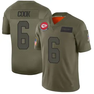 Kansas City Chiefs Youth Bryan Cook Limited 2019 Salute to Service Jersey - Camo