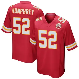 Kansas City Chiefs Youth Creed Humphrey Game Team Color Jersey - Red