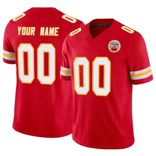 Kansas City Chiefs Youth Custom Limited Vapor F.U.S.E. Jersey - Red