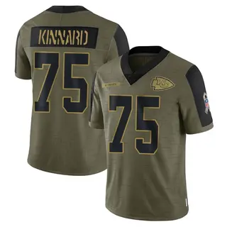 Kansas City Chiefs Youth Darian Kinnard Limited 2021 Salute To Service Jersey - Olive