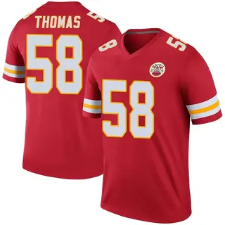 Kansas City Chiefs Youth Derrick Thomas Legend Color Rush Jersey - Red