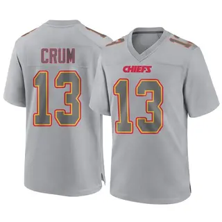 Kansas City Chiefs Youth Dustin Crum Game Atmosphere Fashion Jersey - Gray