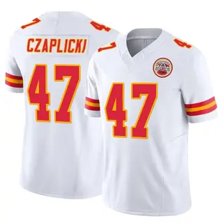 Kansas City Chiefs Youth Eddie Czaplicki Limited Vapor F.U.S.E. Jersey - White