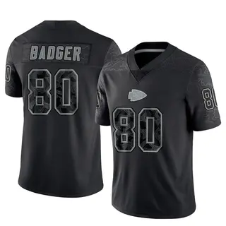 Kansas City Chiefs Youth Elijhah Badger Limited Reflective Jersey - Black