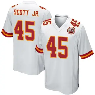 Kansas City Chiefs Youth Eric Scott Jr. Game Jersey - White