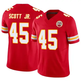 Kansas City Chiefs Youth Eric Scott Jr. Limited Vapor F.U.S.E. Jersey - Red