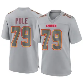 Kansas City Chiefs Youth Esa Pole Game Atmosphere Fashion Jersey - Gray