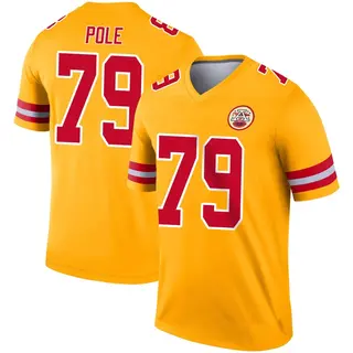 Kansas City Chiefs Youth Esa Pole Legend Inverted Jersey - Gold