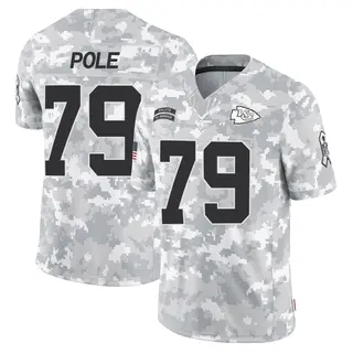 Kansas City Chiefs Youth Esa Pole Limited 2024 Salute to Service Jersey - Arctic Camo