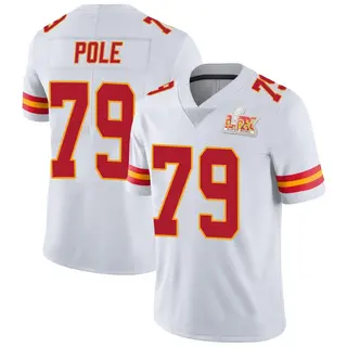 Kansas City Chiefs Youth Esa Pole Limited Vapor Untouchable Super Bowl LIX Jersey - White
