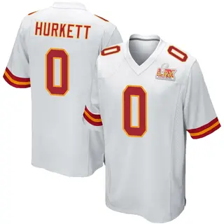 Kansas City Chiefs Youth Ethan Hurkett Game Super Bowl LIX Jersey - White