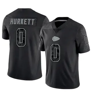 Kansas City Chiefs Youth Ethan Hurkett Limited Reflective Jersey - Black